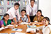 college students at library college students at library