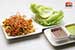 Spicy mixed vegetables topped with crispy noodles and spicy garlic and green chilli sauce