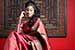 Model in a traditional sari